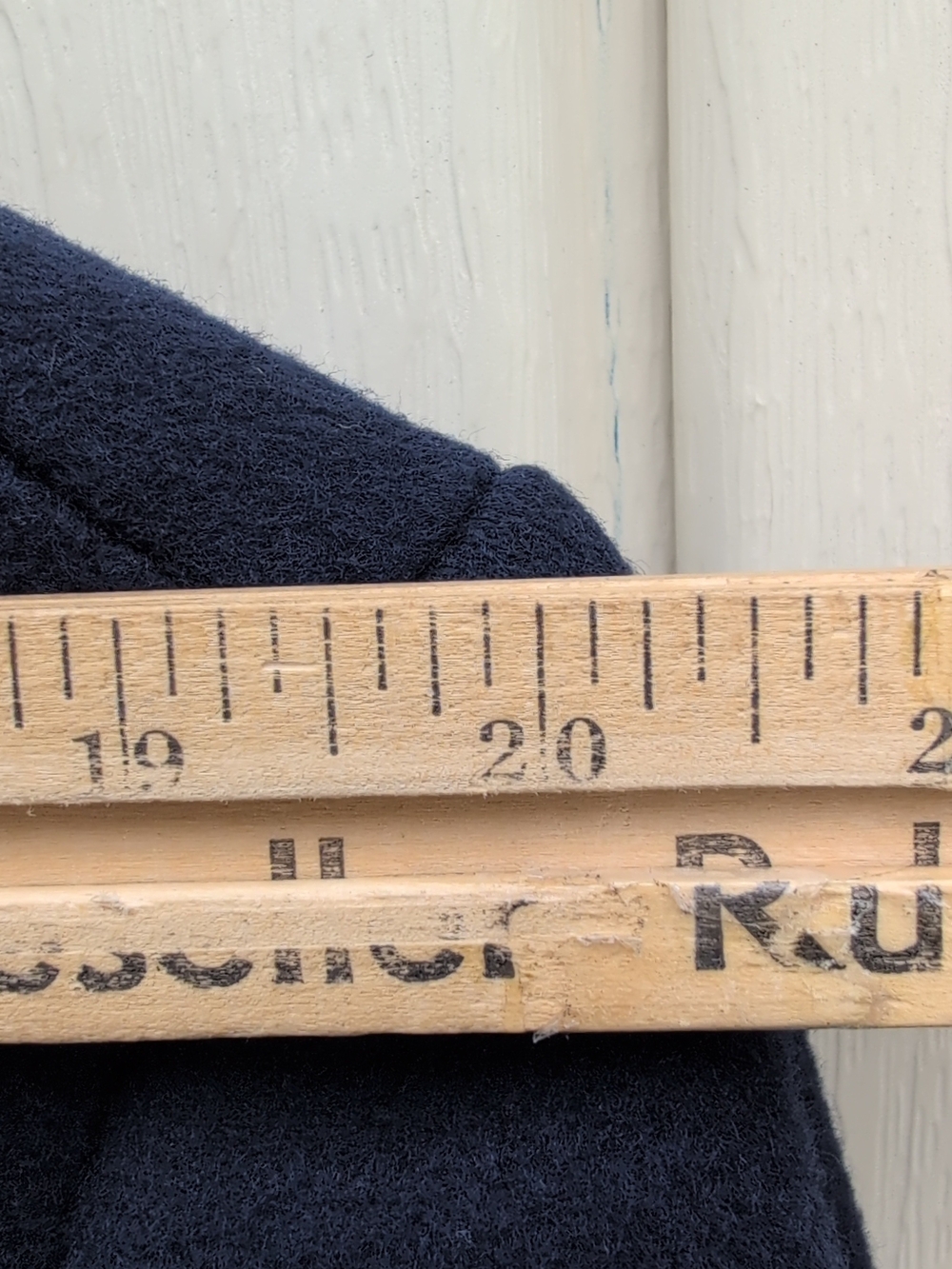Vtg Pendleton Overcoat Womens 16 Blue Virgin Wool Double Breasted Trench USA - Picture 10 of 13